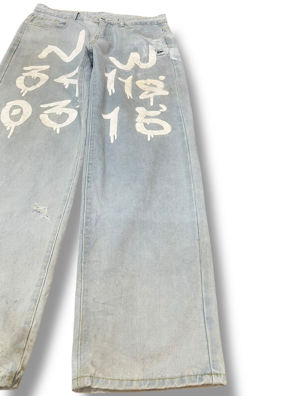Japanese Brand × Kapital Vintage Japanese Brand Baggy Imprint Denim Size US 32 / EU 48 - 4 Thumbnail