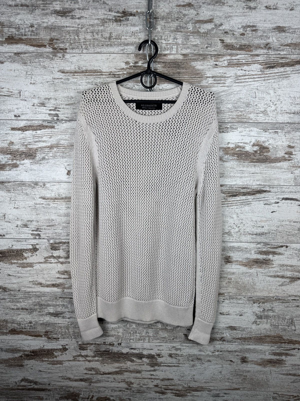 Allsaints Mens Vintage AllSaints DESTINN CREW sweater avant garde Size US S / EU 44-46 / 1 - 1 Thumbnail