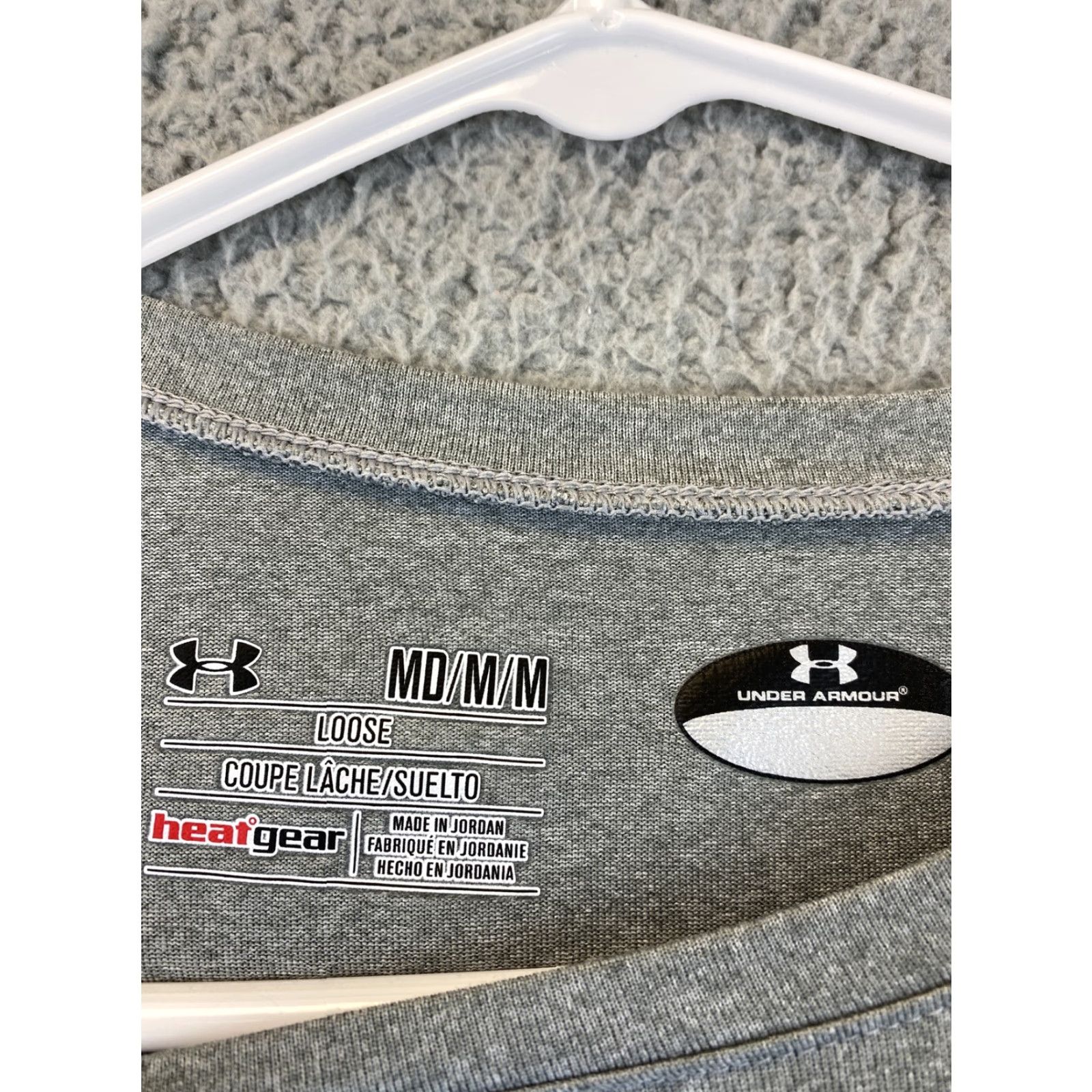 Under Armour Under Armour Dri Fit Shirt Womens M Long Sleeve Gray Athletic Shirt 62-26 Size M / US 6-8 / IT 42-44 - 3 Thumbnail