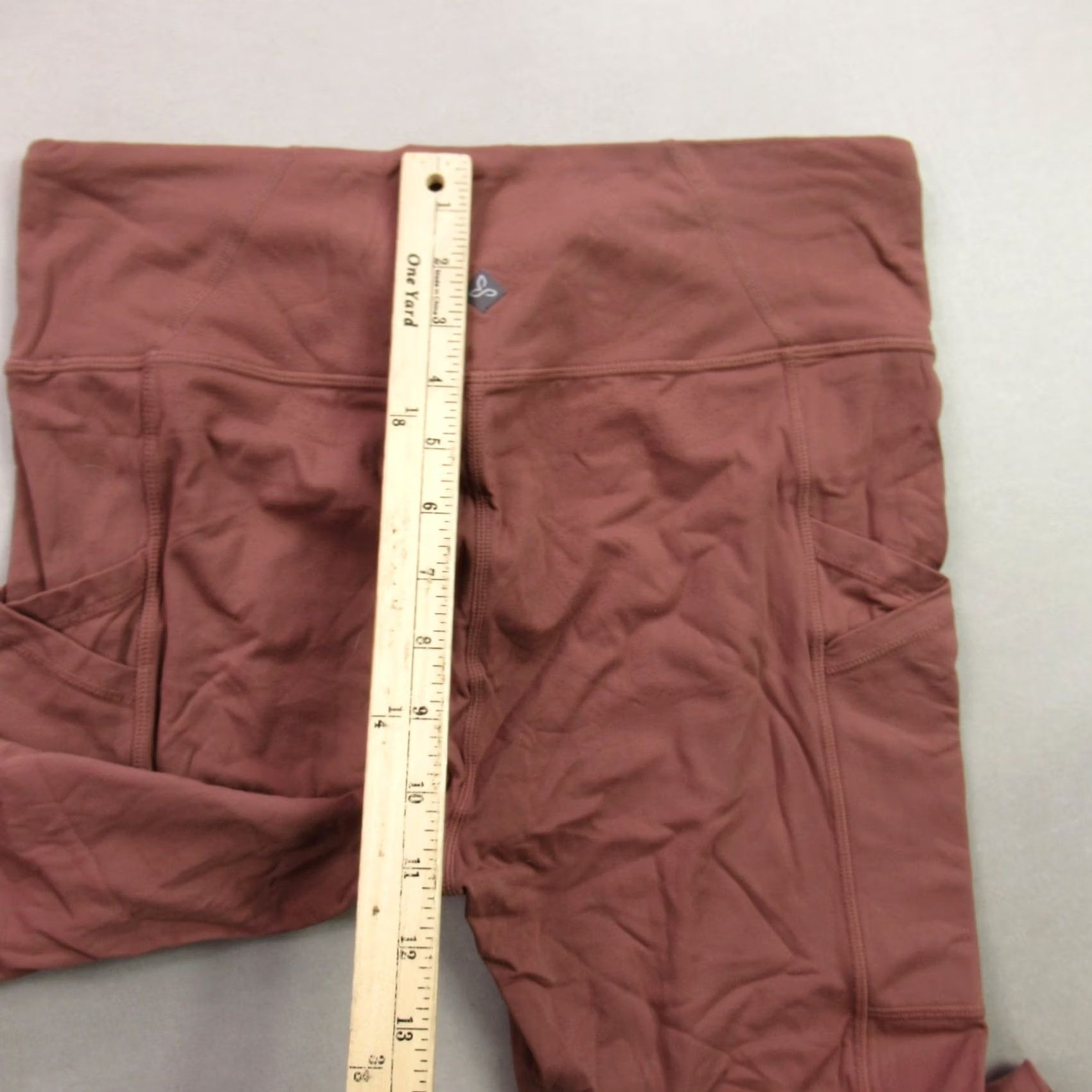Prana prAna Leggings Womens L Yoga Workout Lightweight Rust Casual Stretch Size 36" / US 14 / IT 50 - 7 Thumbnail