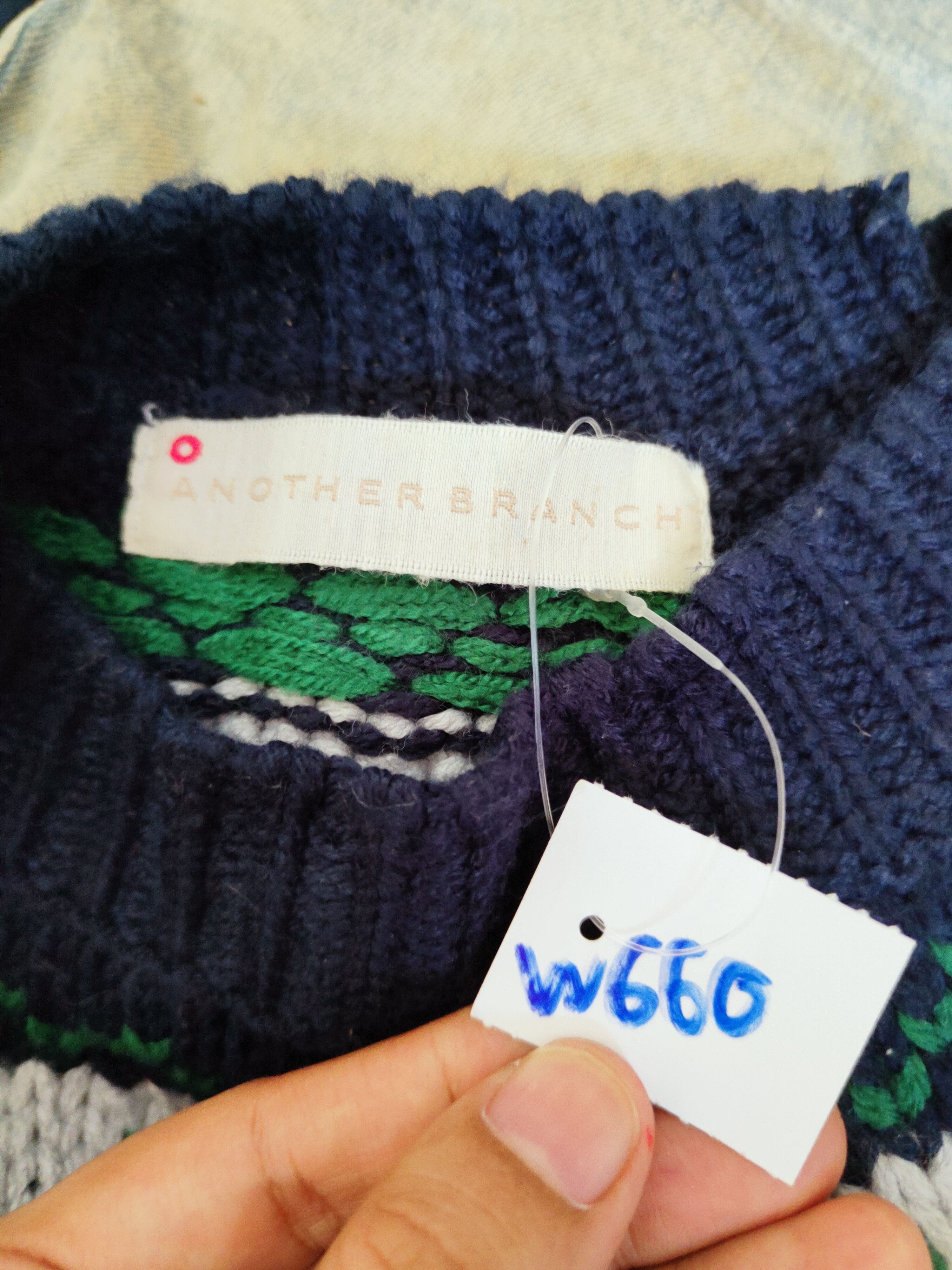 Japanese Brand Another Branch Navy Knitwear Sweatshirts #W660 Size US S / EU 44-46 / 1 - 11 Thumbnail