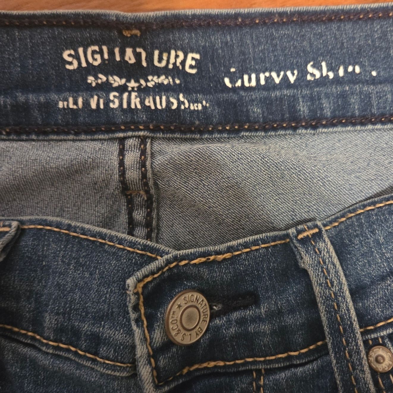 Levi's Levi's Signature Women's Jeans Curvy - 30x34 - Navy Blue Size 30" / US 8 / IT 44 - 5 Thumbnail