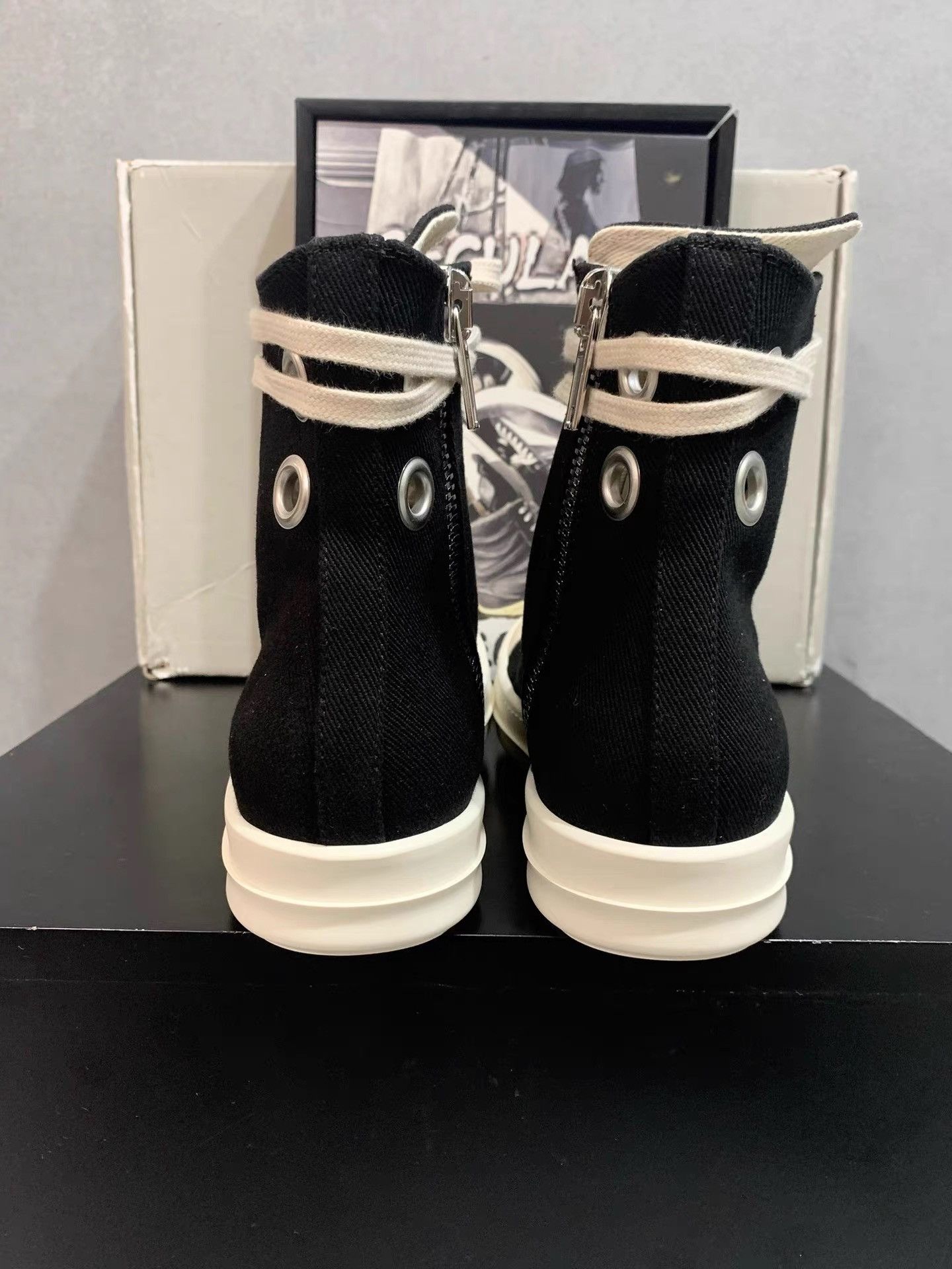 Rick Owens Rick Owens 23SS TURBODRK Chuck 70 Hi K34 Size US 6 / IT 36 - 7 Thumbnail