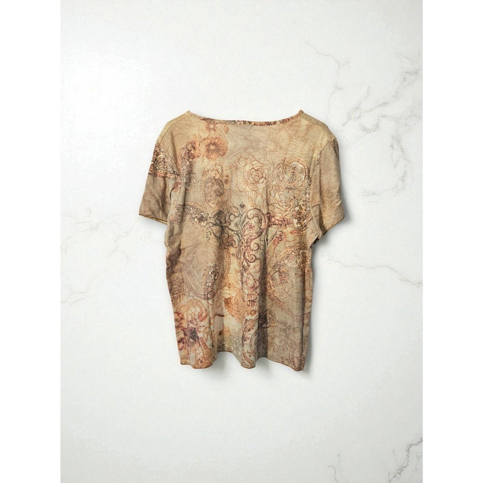 Other Women's Size Large XE IT USA Beaded Front Top -- ITEM #3335 Size L / US 10 / IT 46 - 2 Thumbnail