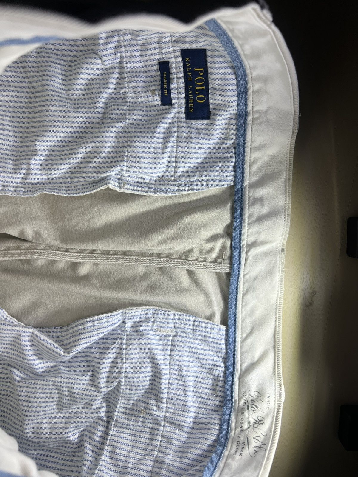 Polo Ralph Lauren Polo Ralph Lauren Chino Pants Stretch Classic Fit Sz 36x34 Size US 36 / EU 52 - 6 Thumbnail