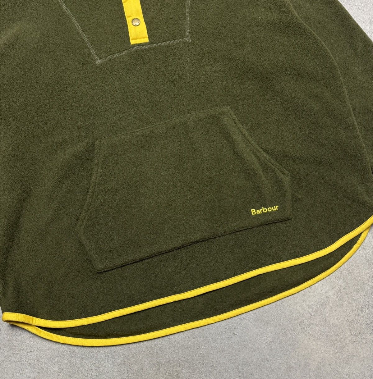 Barbour Barbour Berrington Overlayer Fleece Pullover Sweatshirt Size L / US 10 / IT 46 - 4 Thumbnail