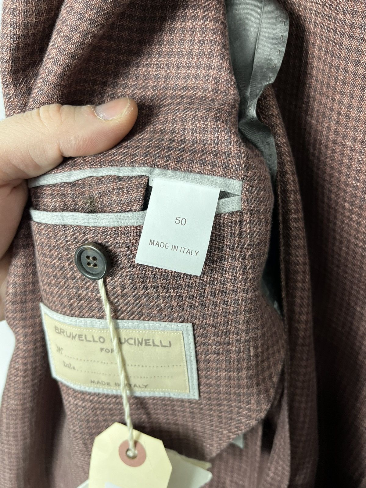 Brunello Cucinelli brunello cucinelli linen blazer jacket size 50 Size 50R - 11 Thumbnail