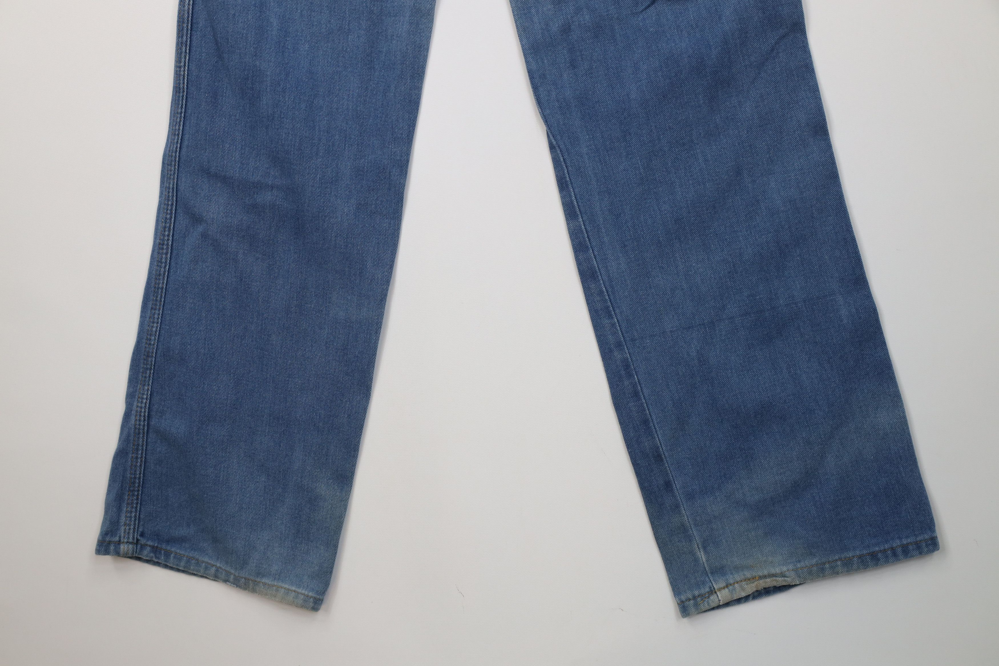 Vintage Vintage 70s Streetwear Flared Denim Jeans Blue Cotton Size 34" / US 12 / IT 48 - 13 Thumbnail