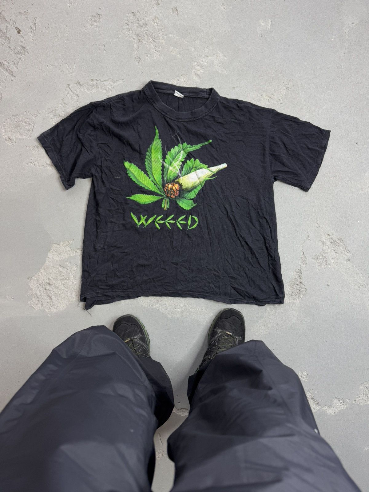 Vintage Vintage Y2K ADULT " WEED DRUGS SMOKE CRACK LOGO " BuyTee Size US L / EU 52-54 / 3 - 1 Thumbnail