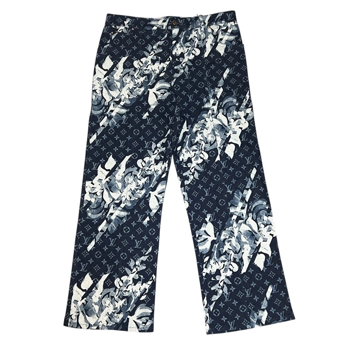 Louis Vuitton LOUIS VUITTON 2024SS Monogram Printed Pants Size US 34 / EU 50 - 1 Thumbnail