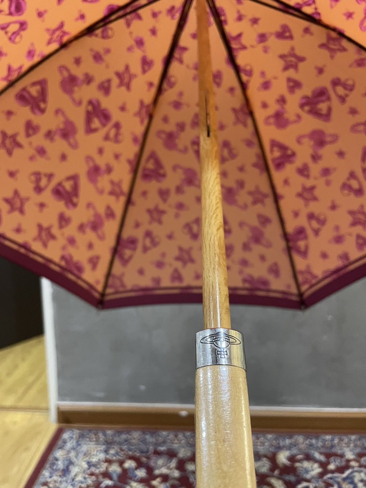 Vivienne Westwood Vivienne Westwood “Orb Skull Love “ Umbrella Size ONE SIZE - 6 Thumbnail