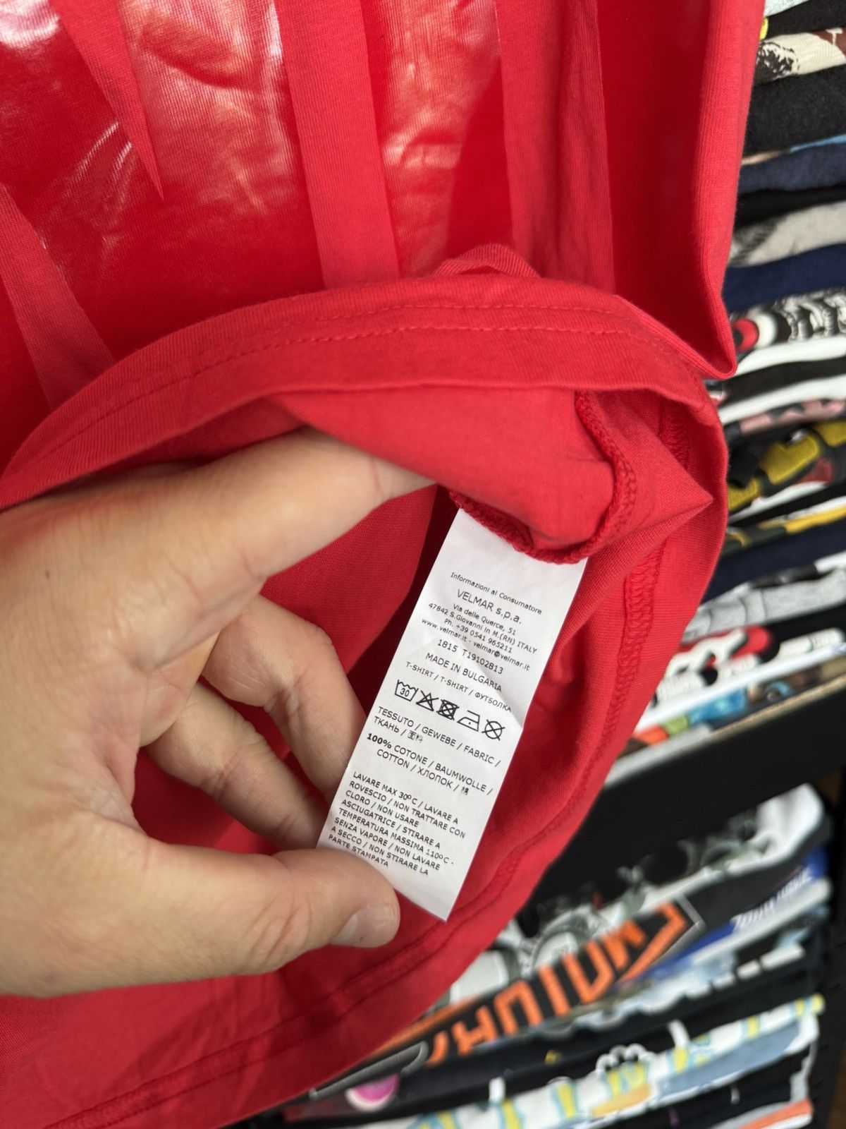 Moschino Moschino swim big logo tee red Size US S / EU 44-46 / 1 - 6 Thumbnail