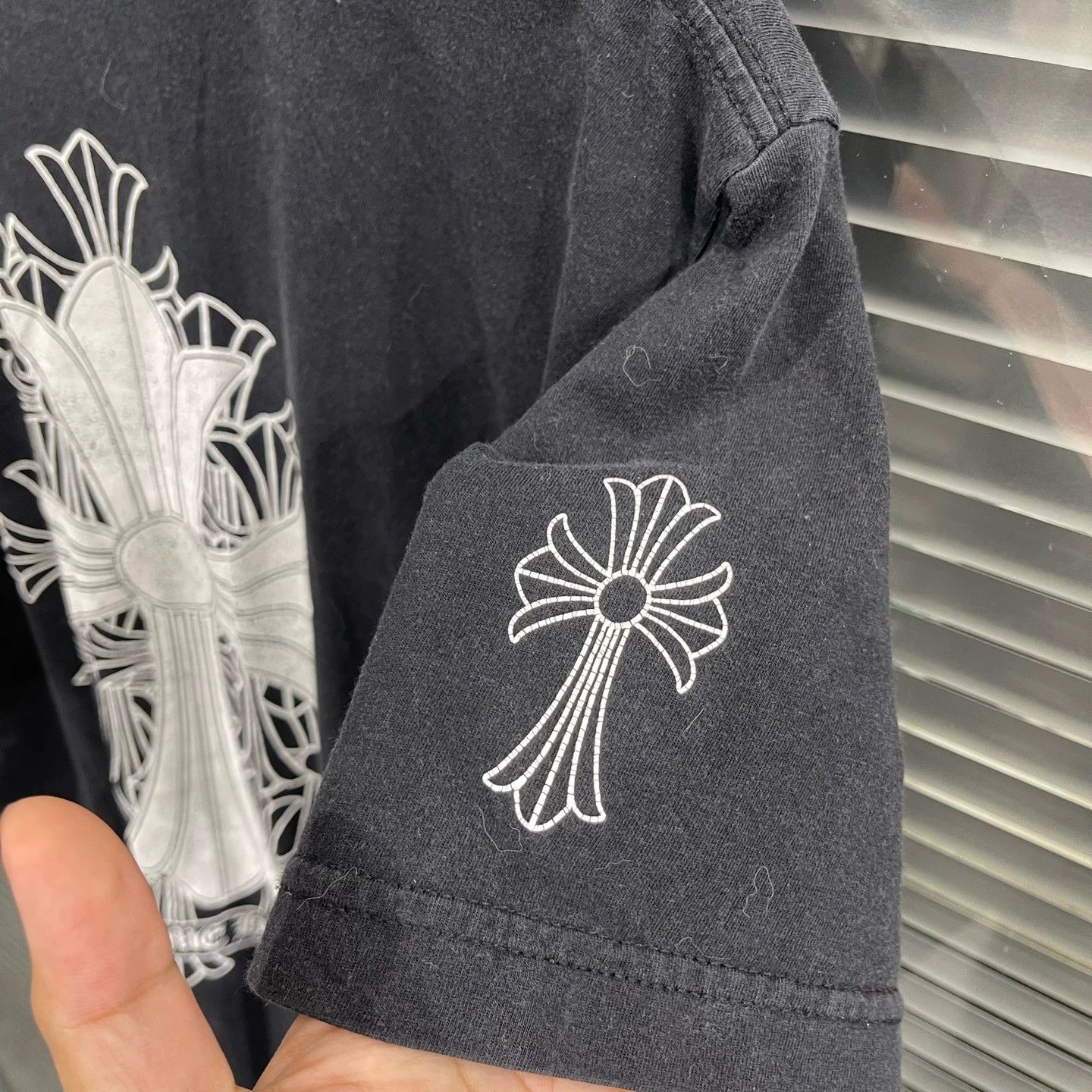 Chrome Hearts Chrome Hearts Phantom Tomb Cross Short Sleeve L Size US L / EU 52-54 / 3 - 6 Thumbnail