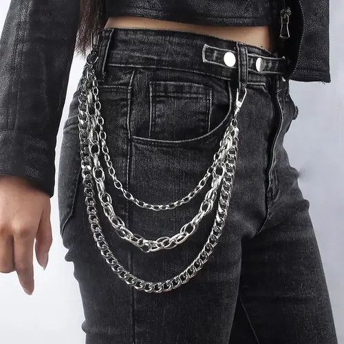 Other Unisex 3 Layer Punk Wallet Keychain Size ONE SIZE - 1 Thumbnail