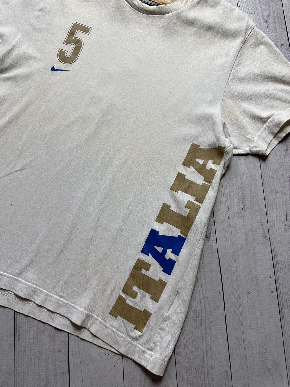 Nike × Vintage Vintage Nike 5 Cannavaro soccer tee size S/M Size US M / EU 48-50 / 2 - 7 Thumbnail