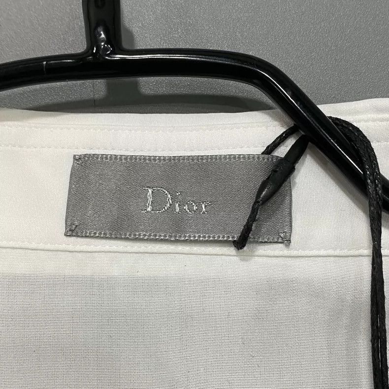 Dior Dior Classic Solid Color Shirt Dior-2507 Size M / US 6-8 / IT 42-44 - 5 Thumbnail