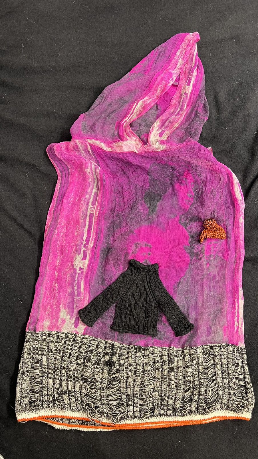 Jean Paul Gaultier Rare mesh top in silk Size M / US 6-8 / IT 42-44 - 7 Thumbnail