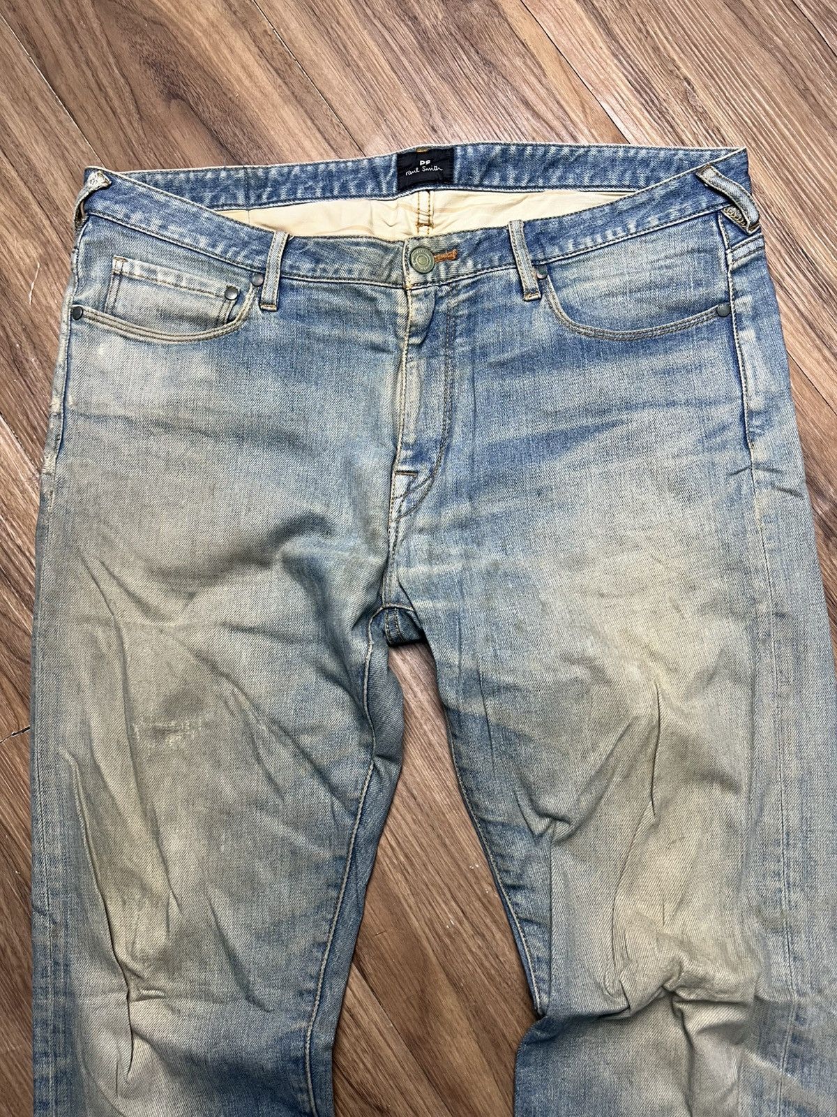 Paul Smith PS Paul Smith Distressed Denim Jeans (41) Size US 35 - 3 Thumbnail
