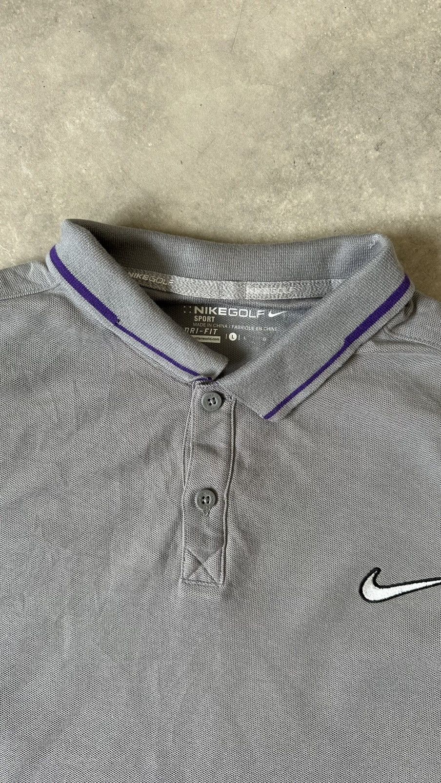 Nike VINTAGE NIKE GOLF LONG SLEEVE POLO TEE Size US M / EU 48-50 / 2 - 4 Thumbnail