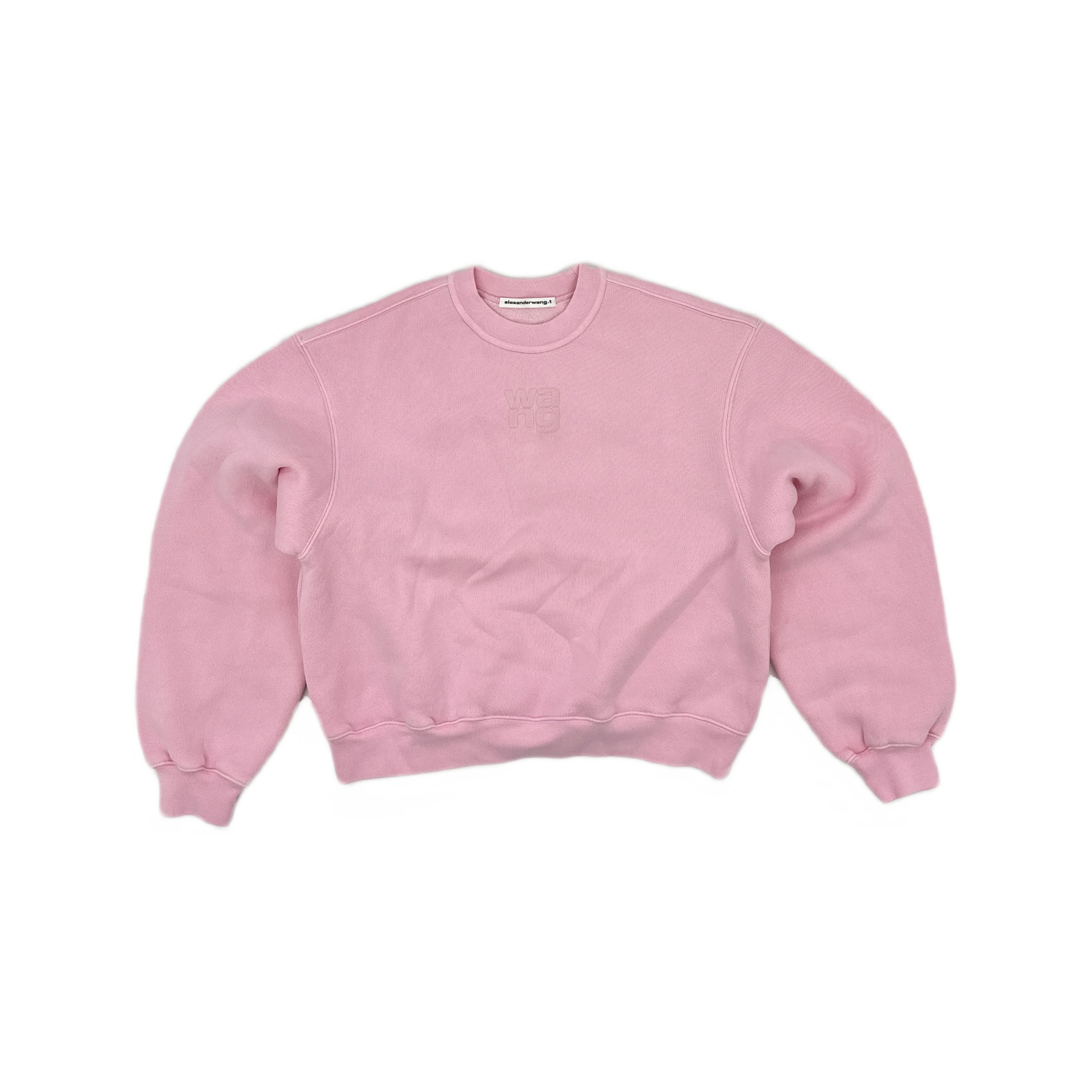 Alexander Wang Alexander Wang Logo Sweatshirt Pink Size XS Size XS / US 0-2 / IT 36-38 - 1 Thumbnail