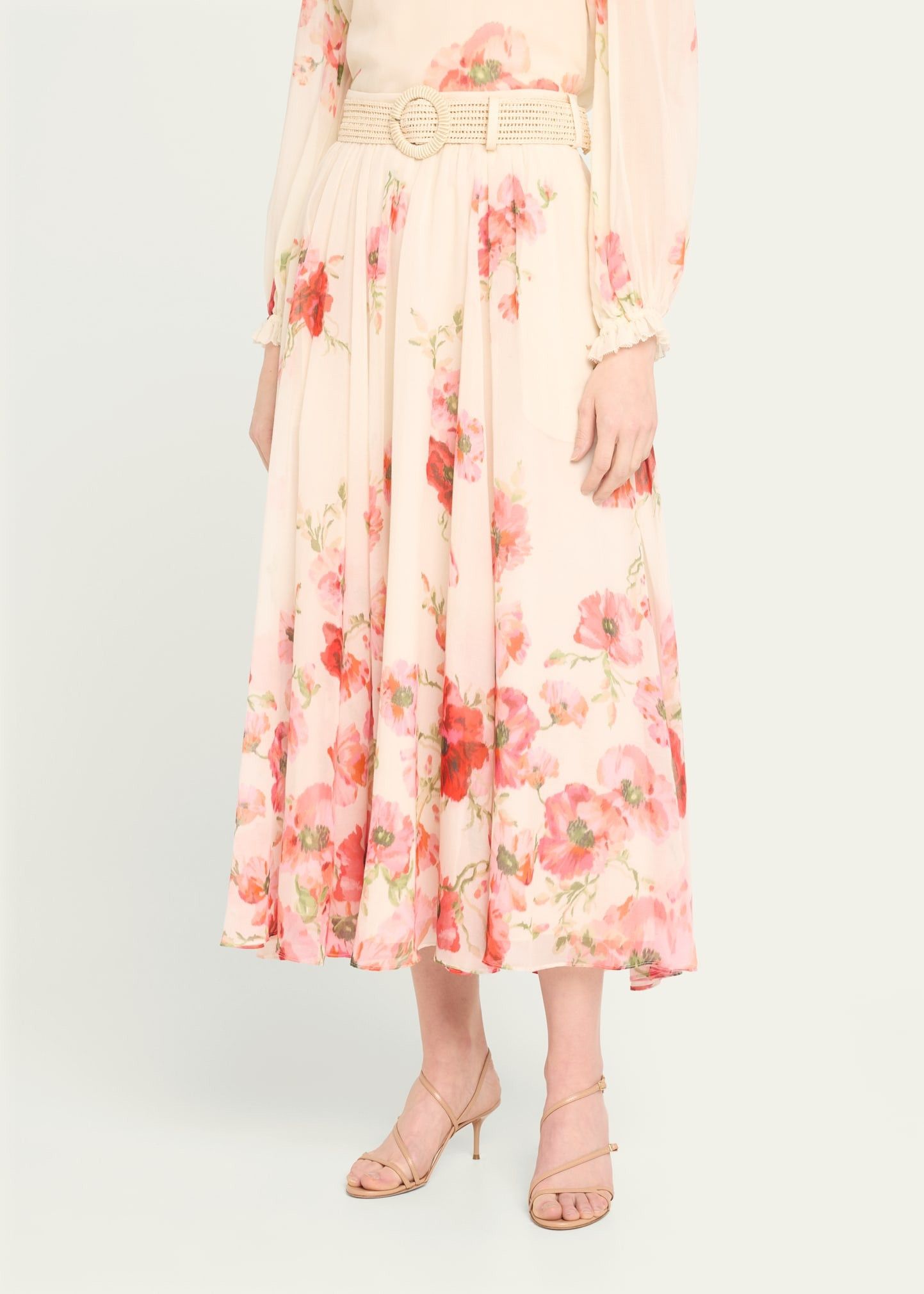 Zimmermann oc11z0525 Lightburst Maxi Skirt in Multicolor Size 28" / US 6 / IT 42 - 4 Thumbnail
