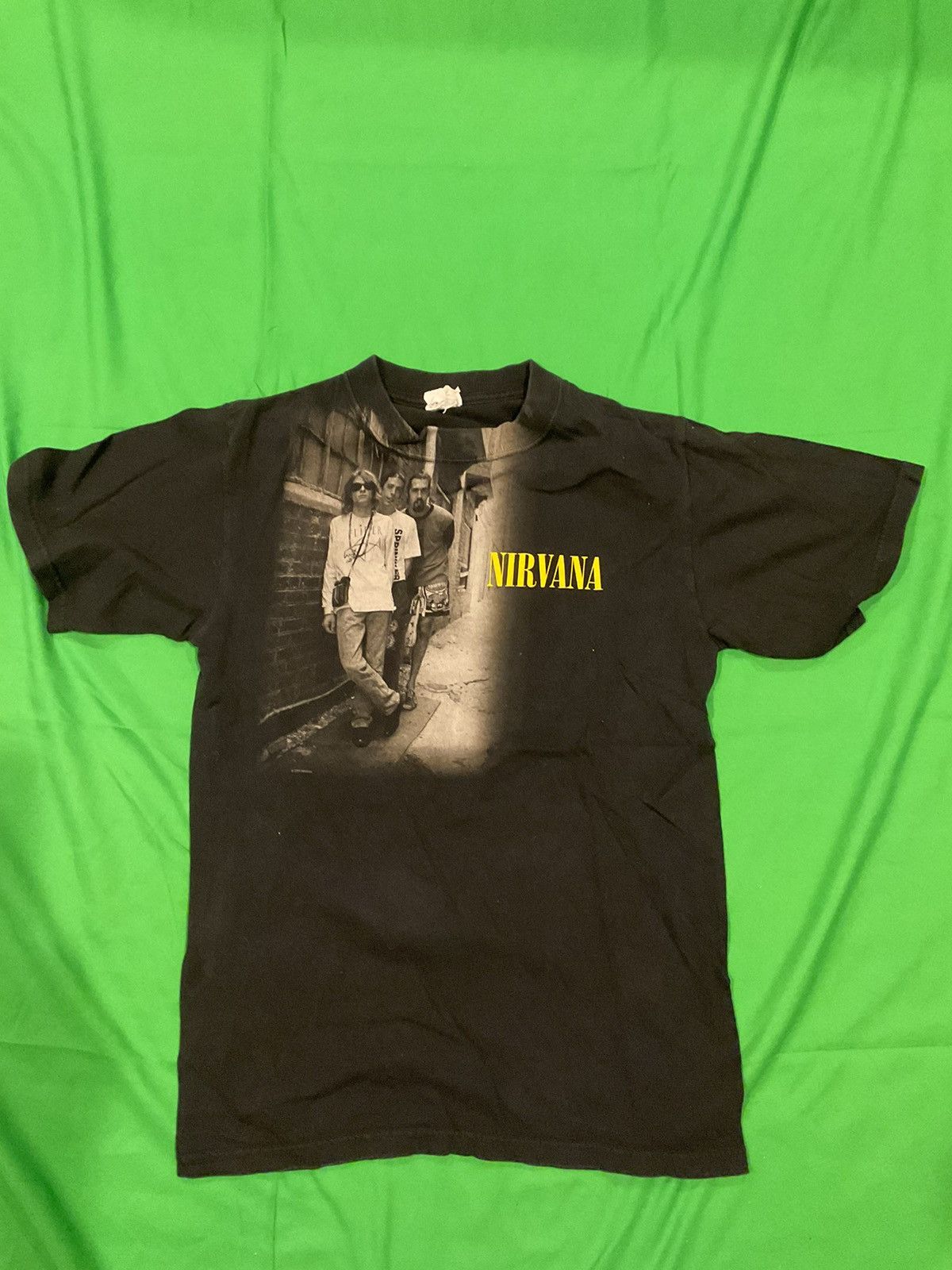 Vintage Nirvana "In Utero" black and yellow t shirt Size US S / EU 44-46 / 1 - 1 Thumbnail