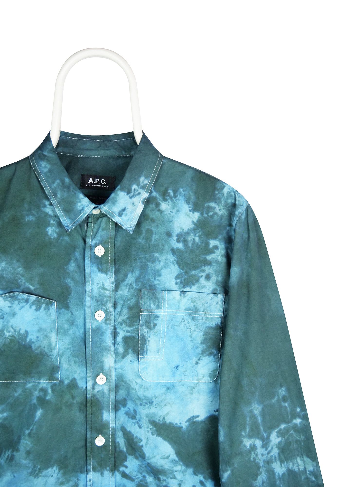 A.P.C. A.P.C. color dye shirt Size US M / EU 48-50 / 2 - 1 Thumbnail