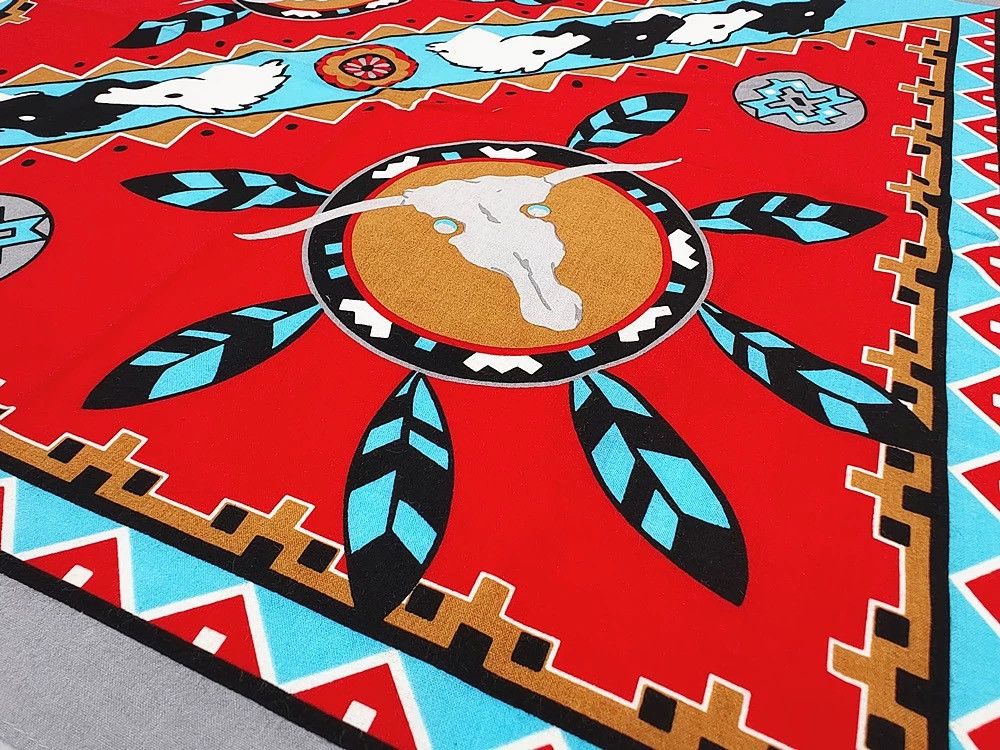 RRL Ralph Lauren RRL Vintage Rodeo Cowboy Bandanna COTTON Scarf handkerchief Size ONE SIZE - 7 Thumbnail