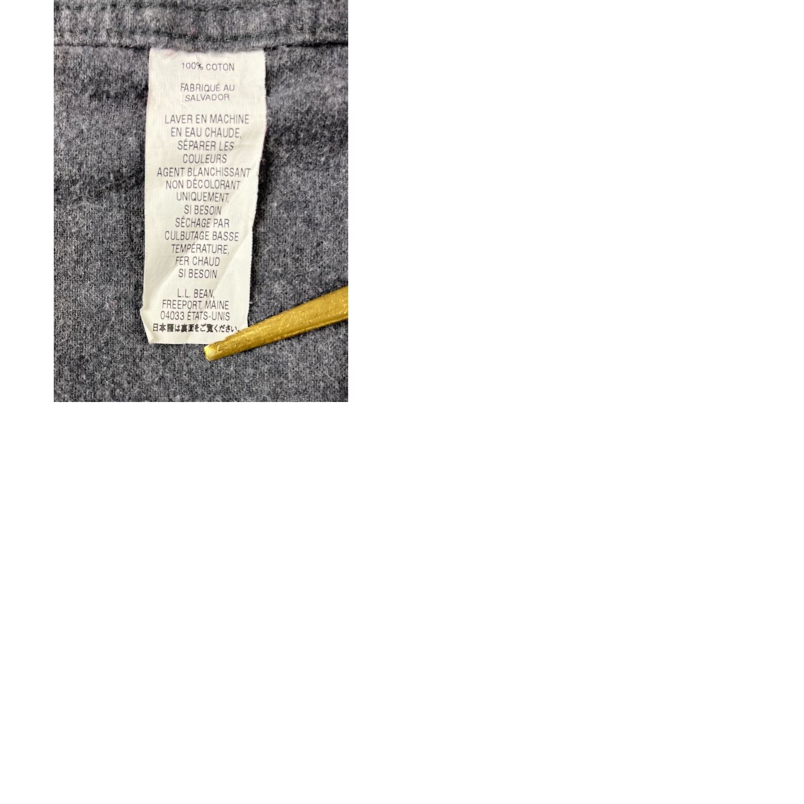 Vintage VINTAGE L.L. Bean Men’s Chamois Cloth Shirt Button-Up L Reg Gray Cotton Heavyweight Pockets Outdoors Shirt Mens Size US L / EU 52-54 / 3 - 9 Thumbnail