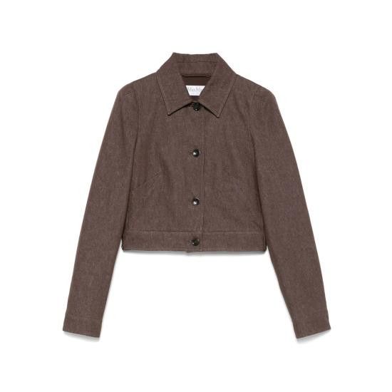 Max Mara MAX MARA Women Jackets CARPA 742 002 BROWN Size S / US 4 / IT 40 - 1 Thumbnail