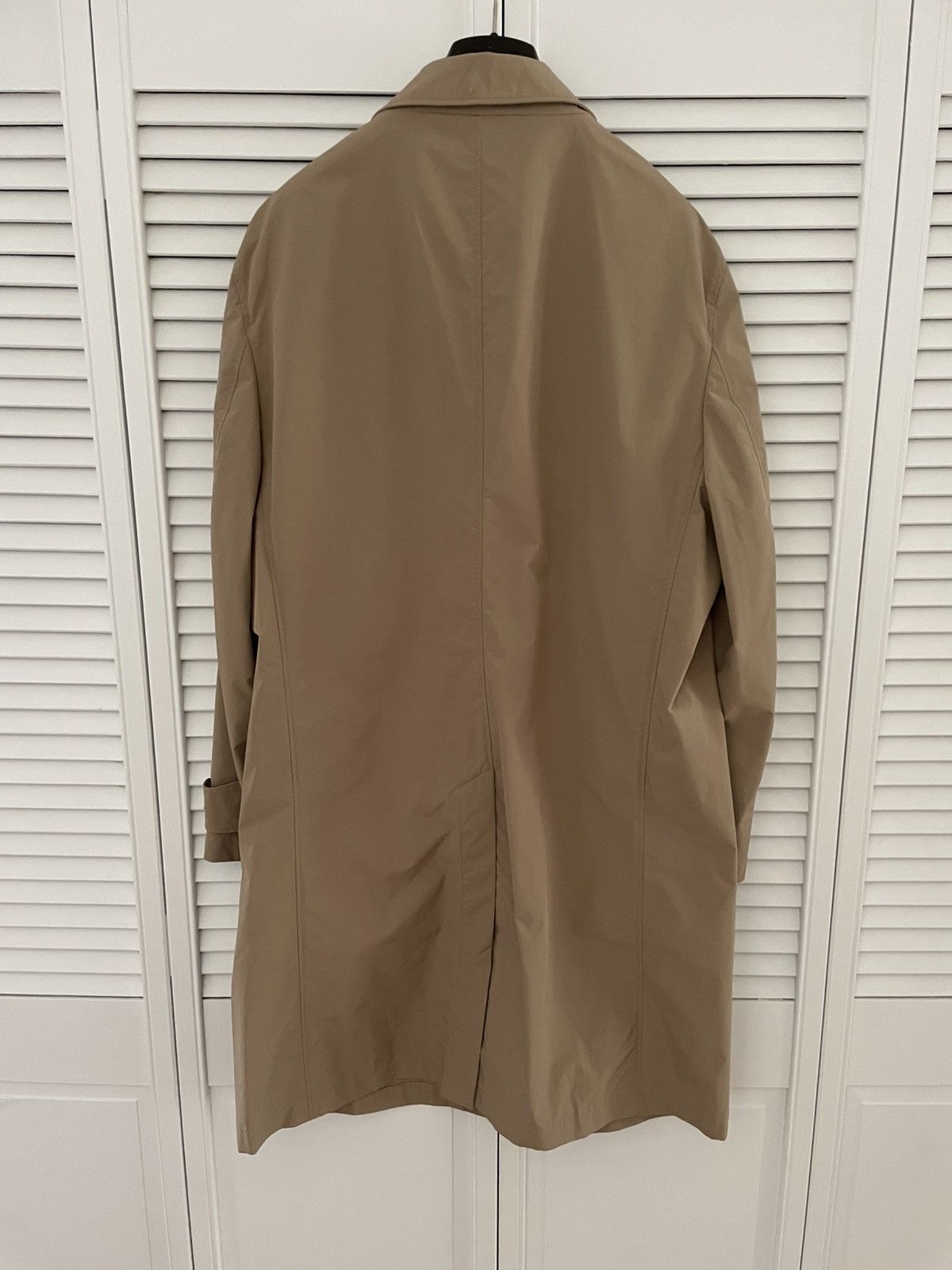Brunello Cucinelli Camel Trench Coat Size US L / EU 52-54 / 3 - 10 Thumbnail