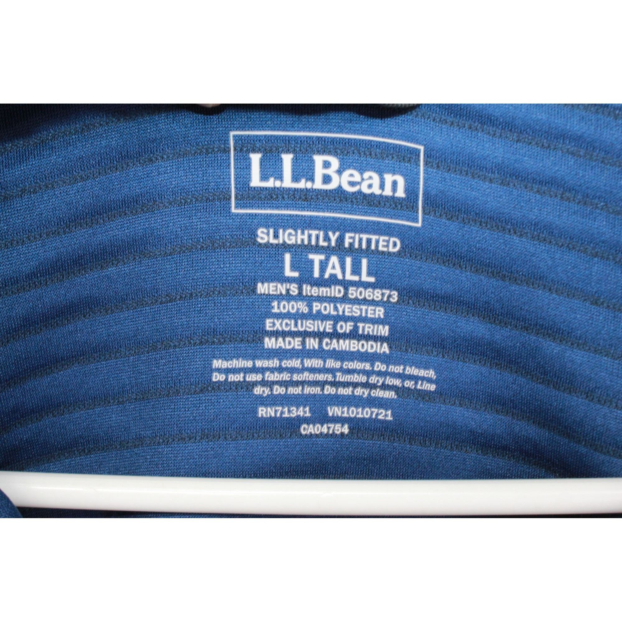 L.L. Bean LL Bean Men's Airlight Knit Pullover Colorblock Blue Size US L / EU 52-54 / 3 - 6 Thumbnail