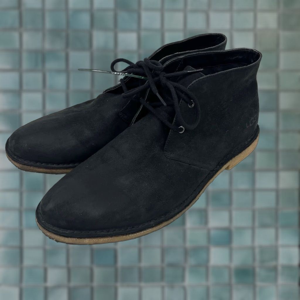 Ugg UGG Australia Men's Chukka Boots Size 15 Black Suede Ankle Casual Workwear Size US 15 / EU 48 - 1 Thumbnail