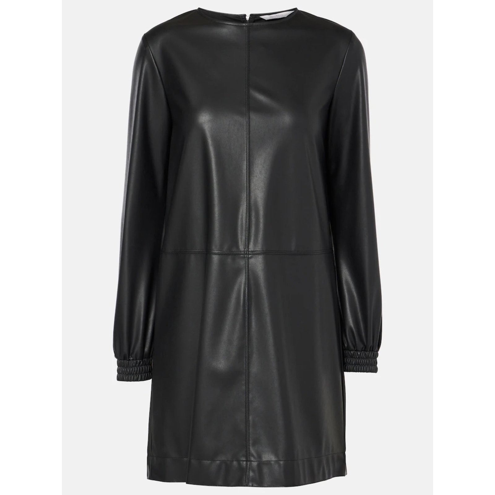 Max Mara NEW! $295 MaxMara Leisure Womens Pepe Faux Leather Dress L Size L / US 10 / IT 46 - 3 Thumbnail