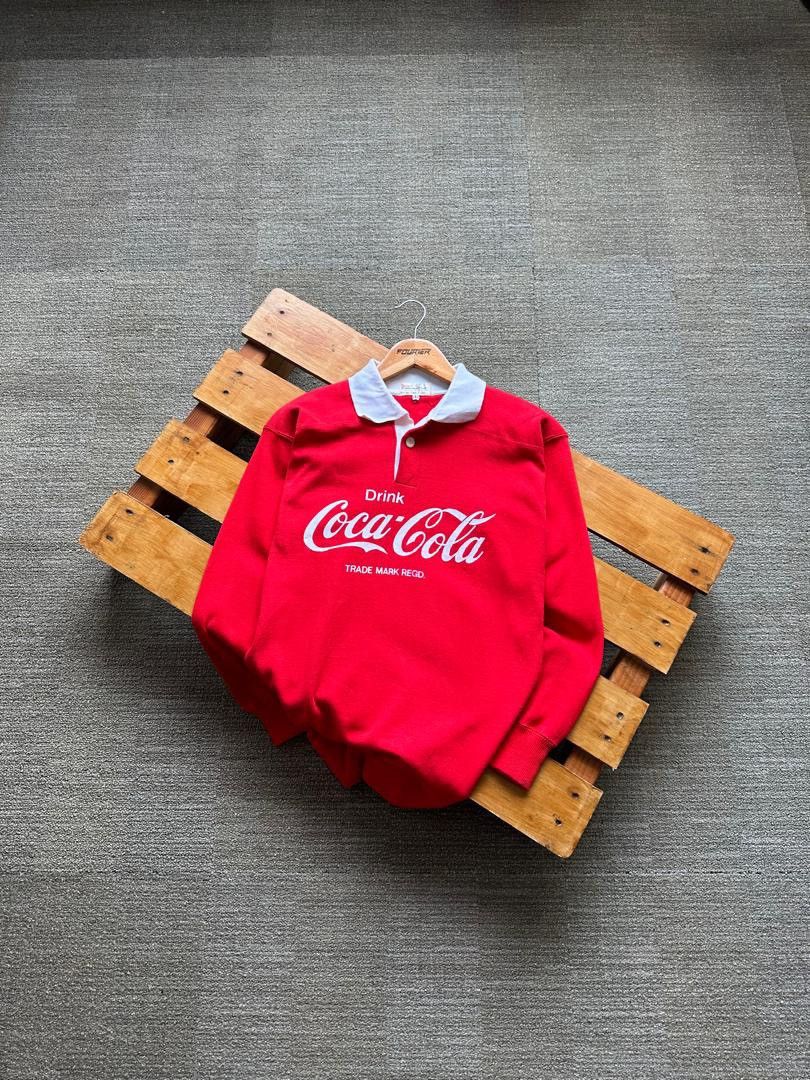 ラグビーCoca-Cola Red Sparks ウォームアップウェア 14 Clothing Coca Cola Rugby Shirt Cola Rugby Shirt Vintage Coca Cola