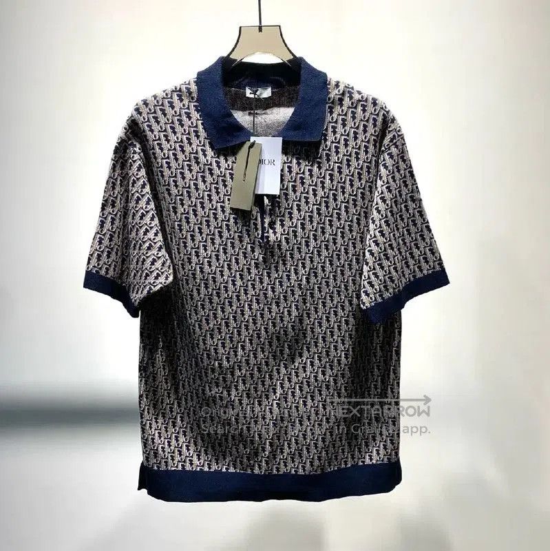 Dior Dior Deep Brown Cotton Men's Polo Shirt . Size US M / EU 48-50 / 2 - 1 Thumbnail