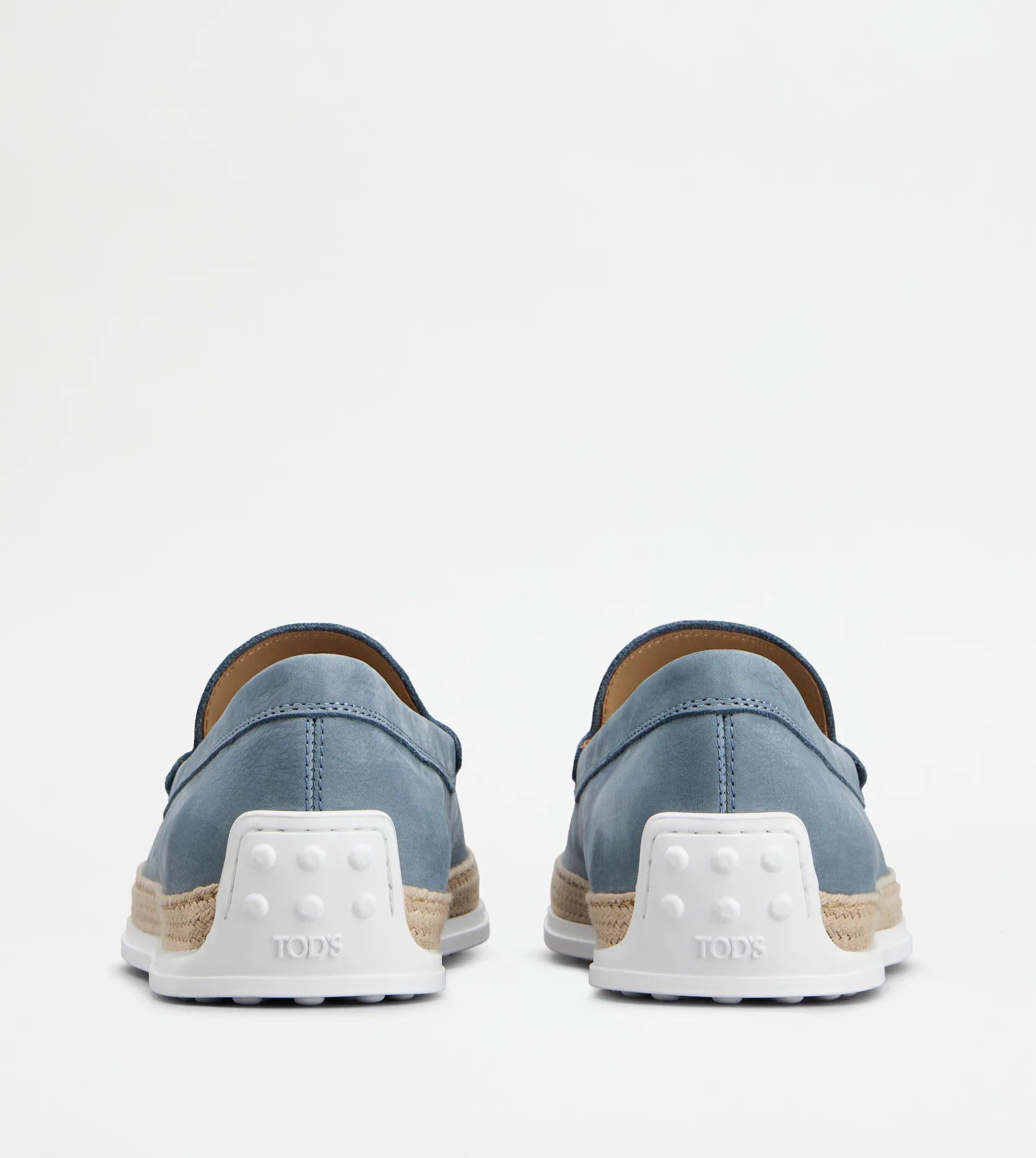 Tod's o1s22i1n0325 Calfskin Loafers in Light Blue Size US 10 / EU 43 - 3 Thumbnail