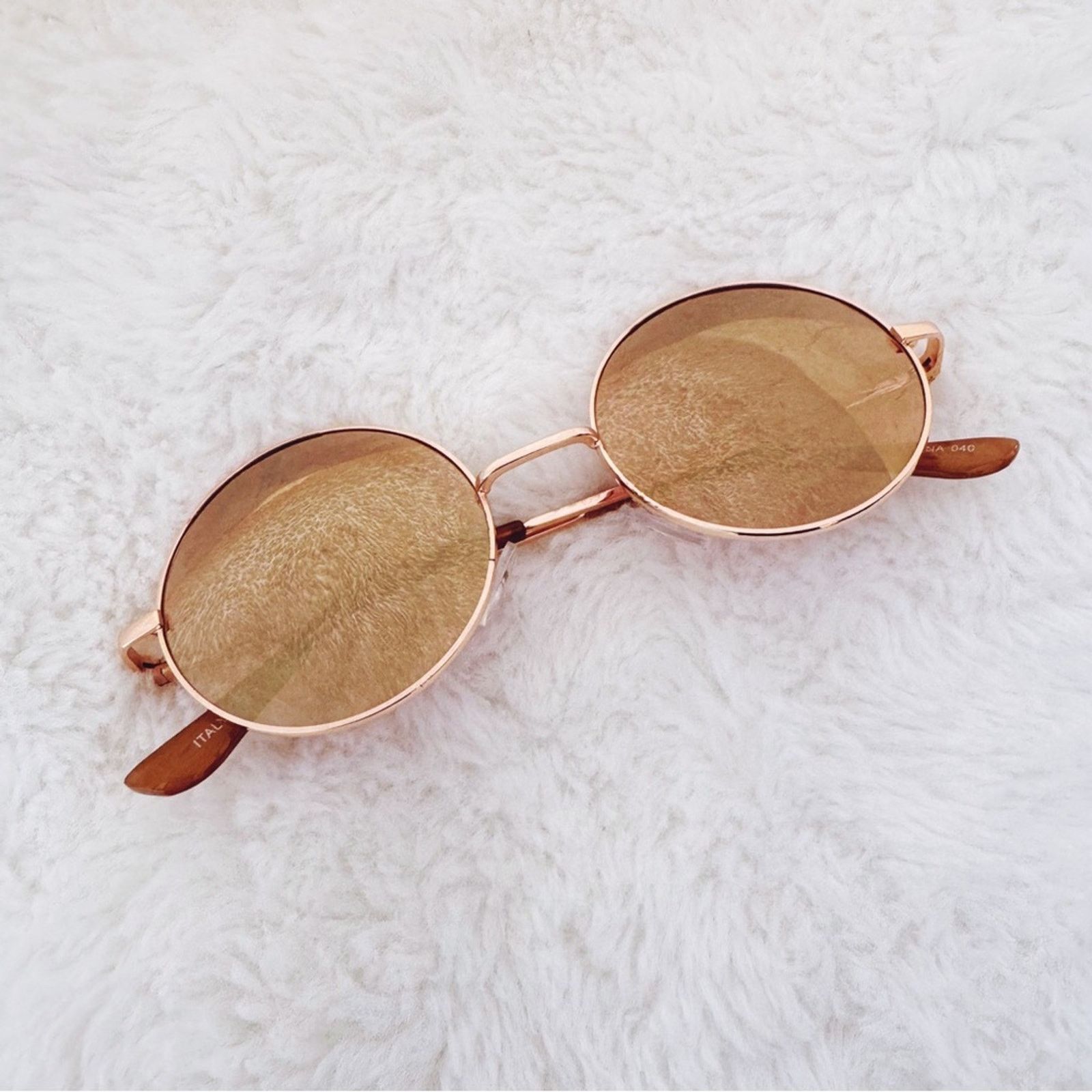 Other Harper Rose Gold Round Lens Sunglasses Size ONE SIZE - 1 Thumbnail