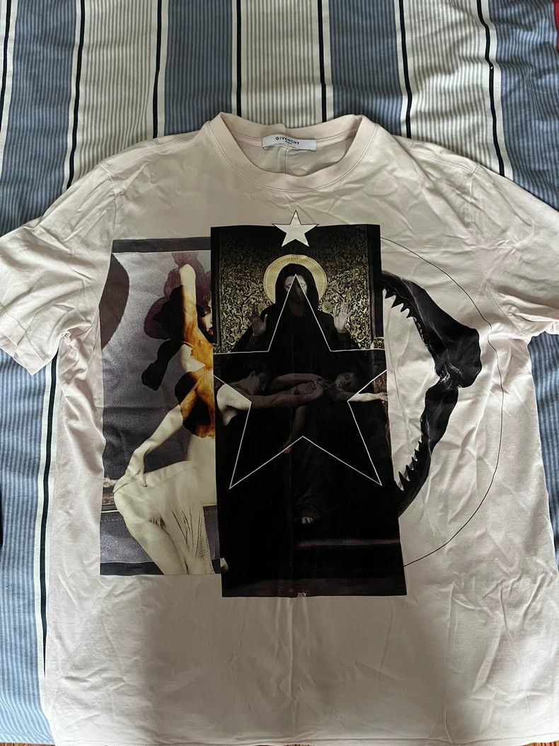 Givenchy Givenchy GVC Three-Tone Madonna Short-Sleeved T-Shirt Size US XS / EU 42 / 0 - 2 Thumbnail