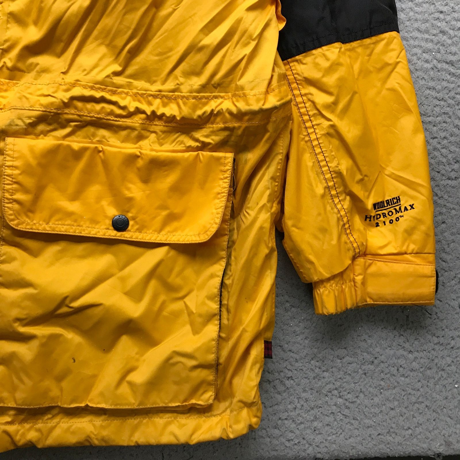 Other Woolrich Hydromax 2100 Parka Jacket Hoodie Men Large Yellow Size US L / EU 52-54 / 3 - 8 Thumbnail