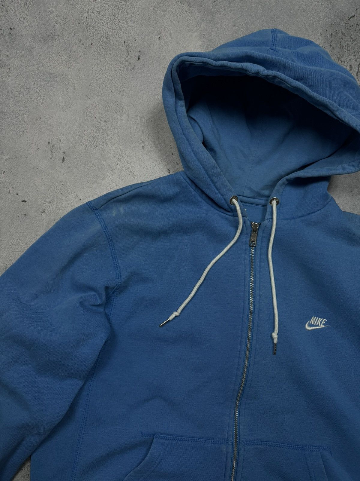Nike Nike vintage hoodie baby blue swoosh logo acg Size US M / EU 48-50 / 2 - 2 Thumbnail