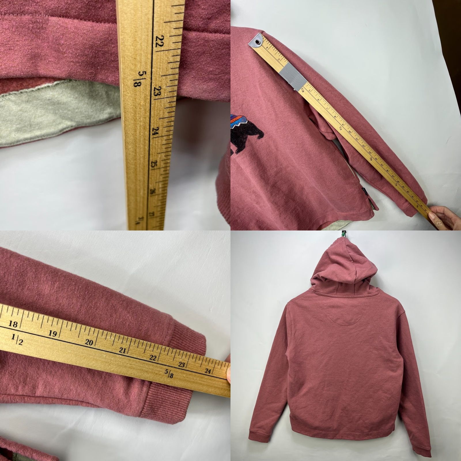Patagonia VINTAGE Patagonia Bear Hoodie Uprising Hoodie Medium Regular Unisex Salmon M Sweatshirt Pullover Long Sleeve Hoodie Mens Womens Boys Girls Size US M / EU 48-50 / 2 - 8 Thumbnail