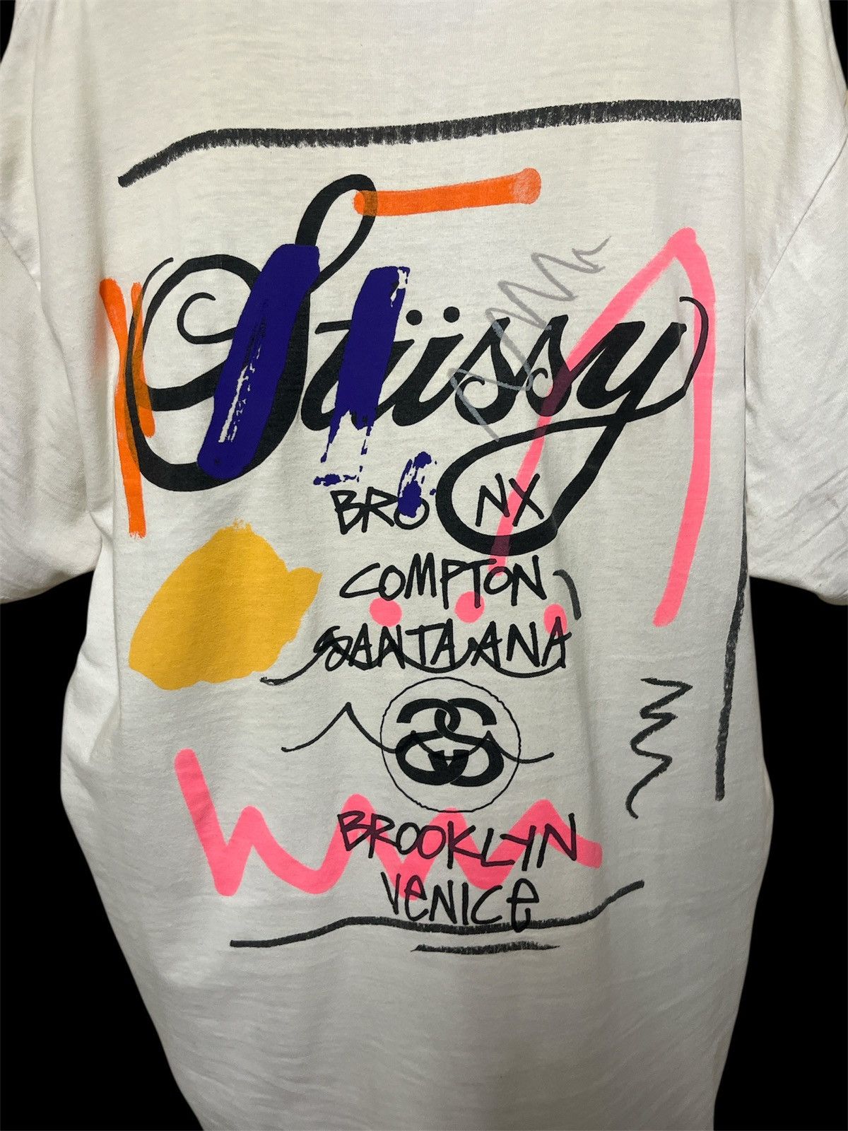 Stussy × Vintage Stussy White Shirt Size US M / EU 48-50 / 2 - 4 Thumbnail
