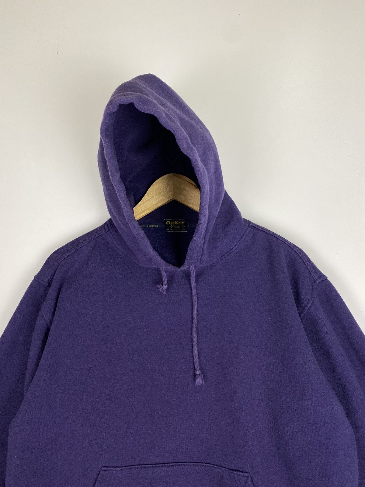 Oshkosh ✅️Vintage OshKosh Hoodie Pullover Plain Size US L / EU 52-54 / 3 - 2 Thumbnail