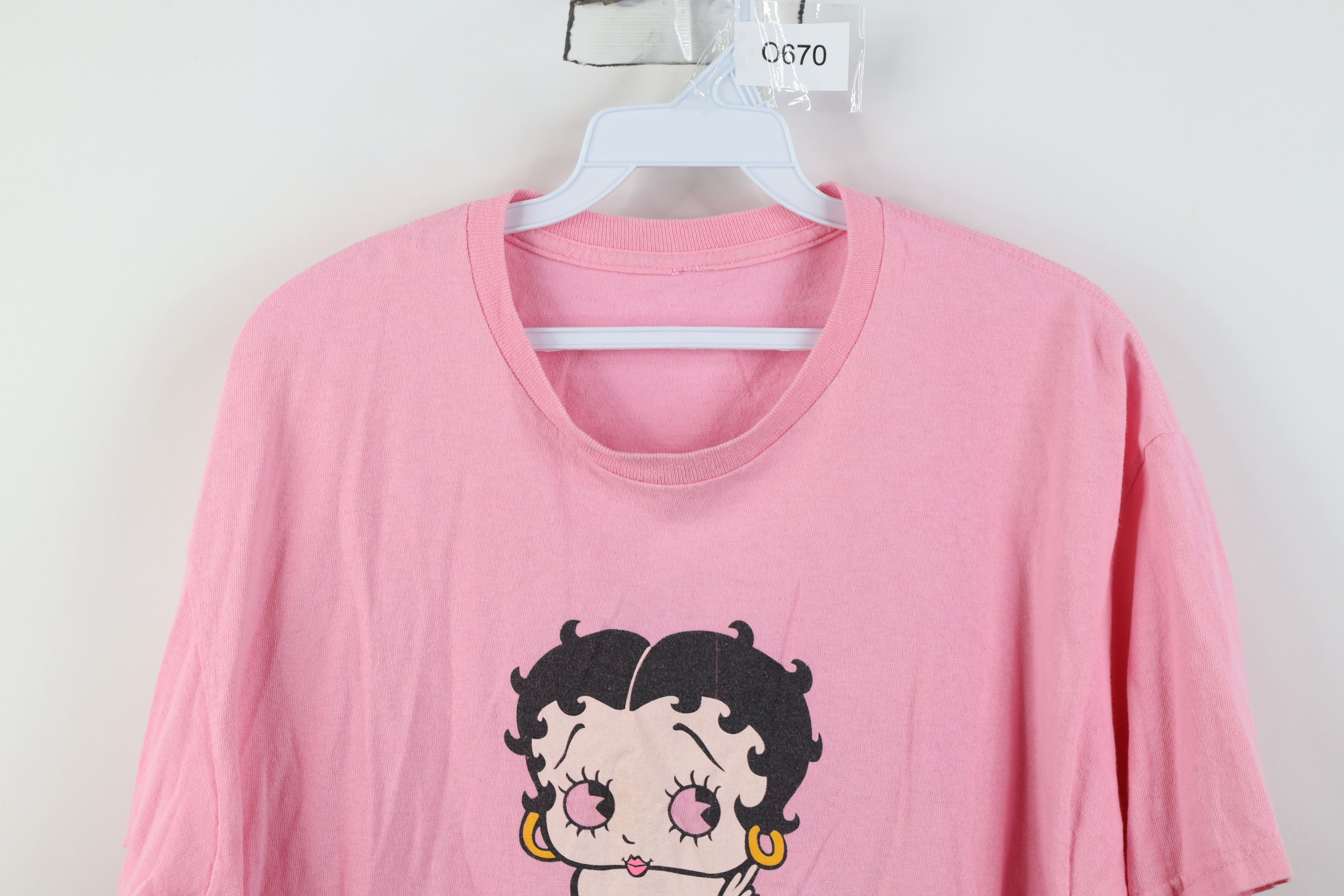 Vintage Vintage 90s Betty Boop Dogs Cropped Short Sleeve T-Shirt Size M / US 6-8 / IT 42-44 - 2 Thumbnail