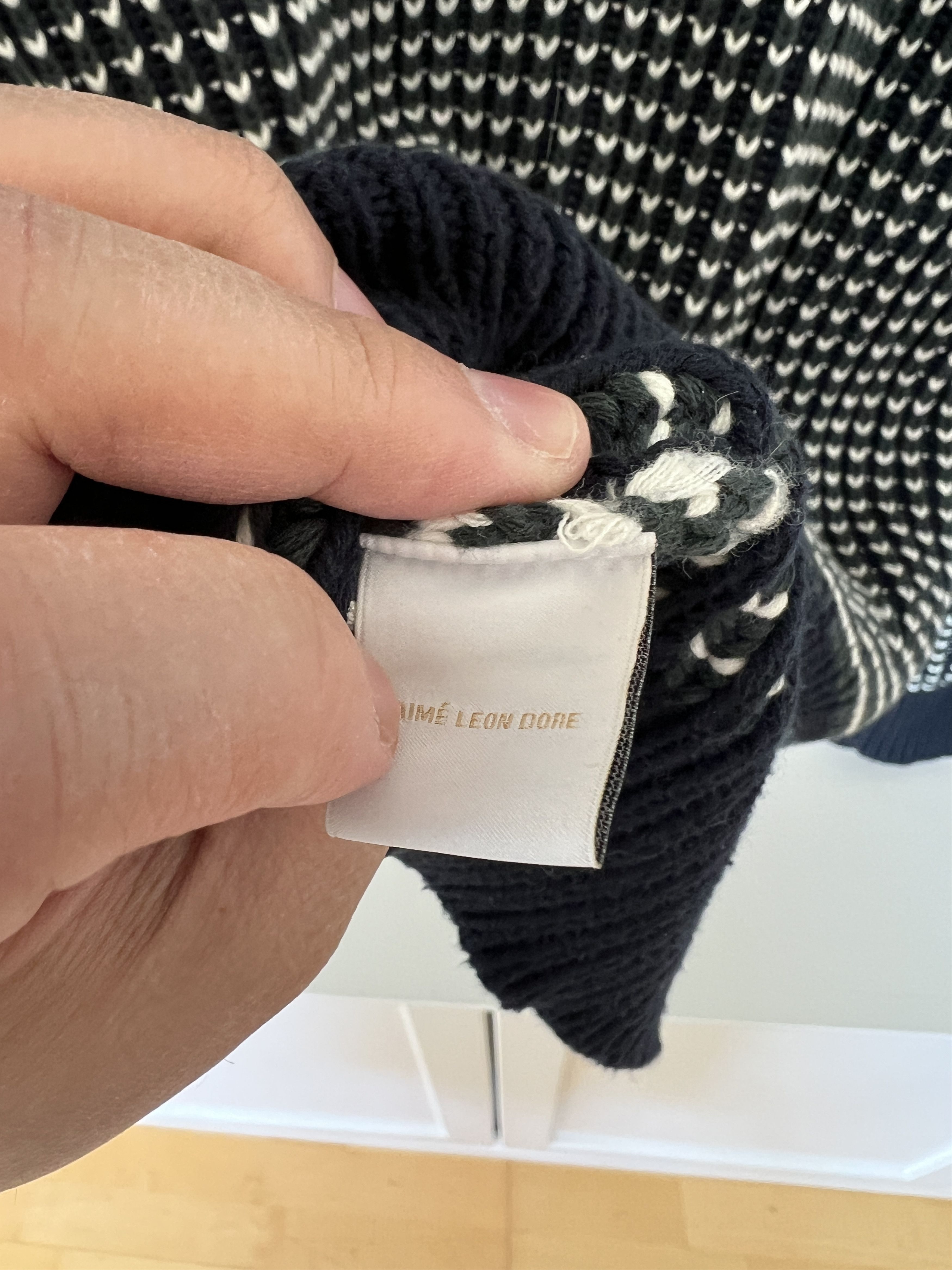 Aime Leon Dore Aime Leon Dore Norwegian Fisherman Sweater Size US L / EU 52-54 / 3 - 6 Thumbnail
