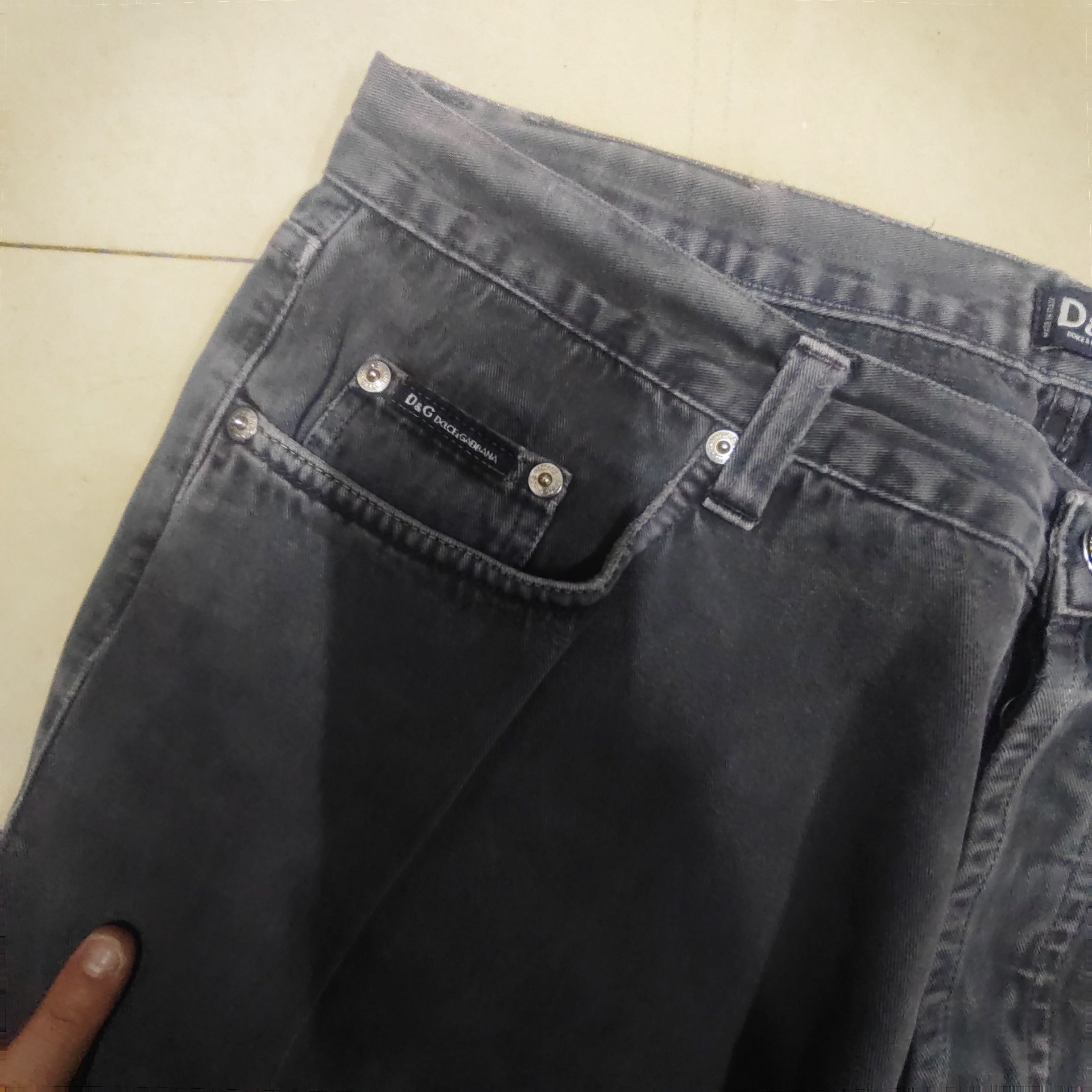 Dolce & Gabbana vintage dolce&gabbana washed faded pants Size US 40 / EU 56 - 5 Thumbnail