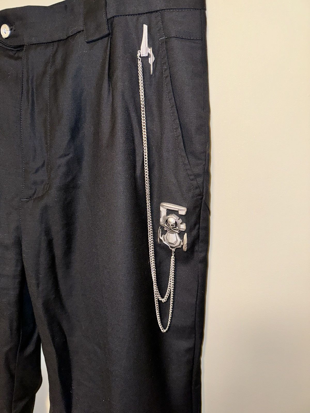 C2H4 × Mastermind Japan × Mastermind World C2H4 x Mastermind Accumulation Streamline Tailored Trousers Size US 34 / EU 50 - 2 Thumbnail