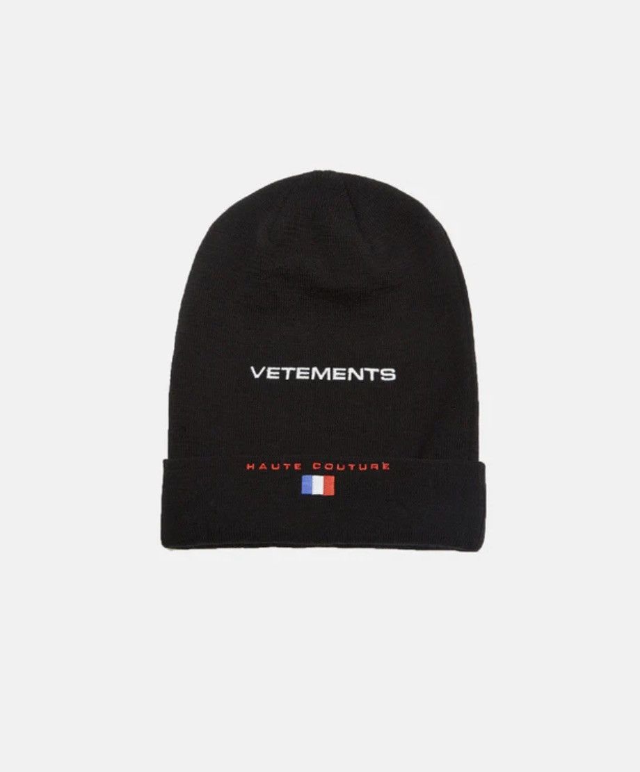Reebok × Vetements Vetements black beanie Size ONE SIZE - 6 Thumbnail