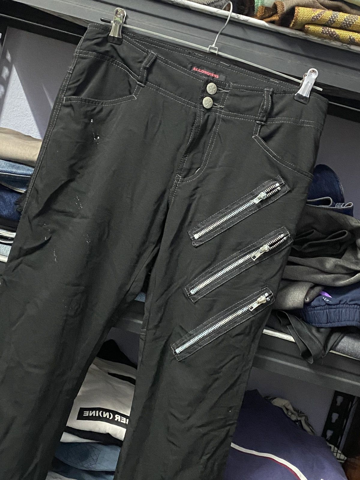 Japanese Brand Algonquins Punks Bondage Pants Size US 32 / EU 48 - 3 Thumbnail